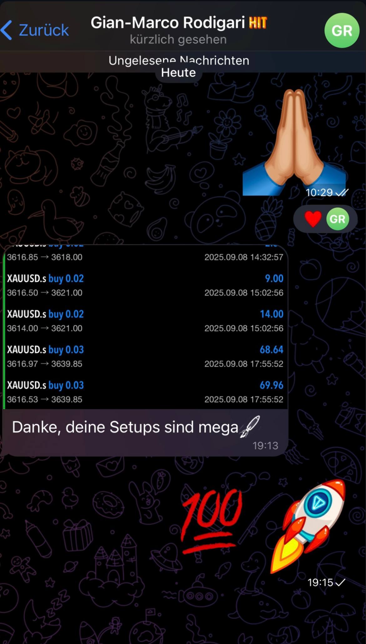 Testimonial 3 Profit Screenshot